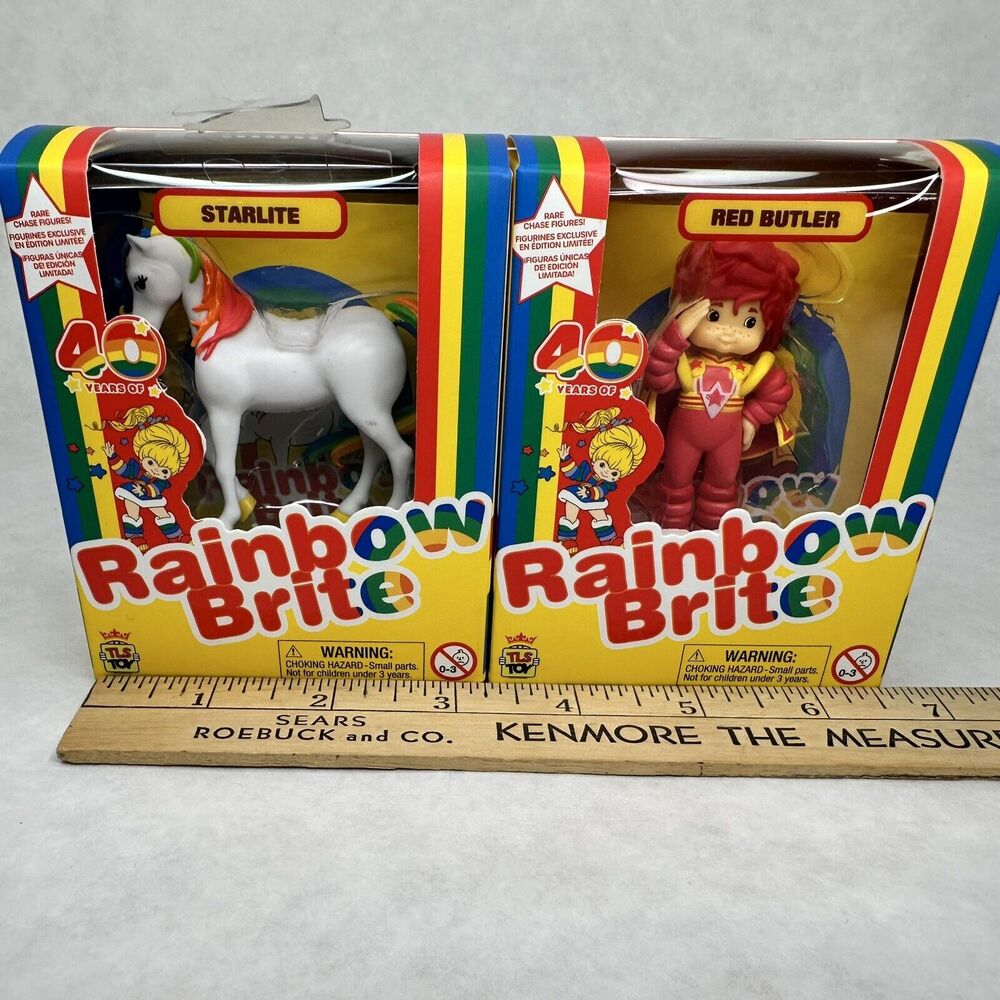 Rainbow Brite 40 Years Mini Figures TLS ToysLoyal Subjects CheeBee‎ Set of 2 NEW - Picture 6 of 11